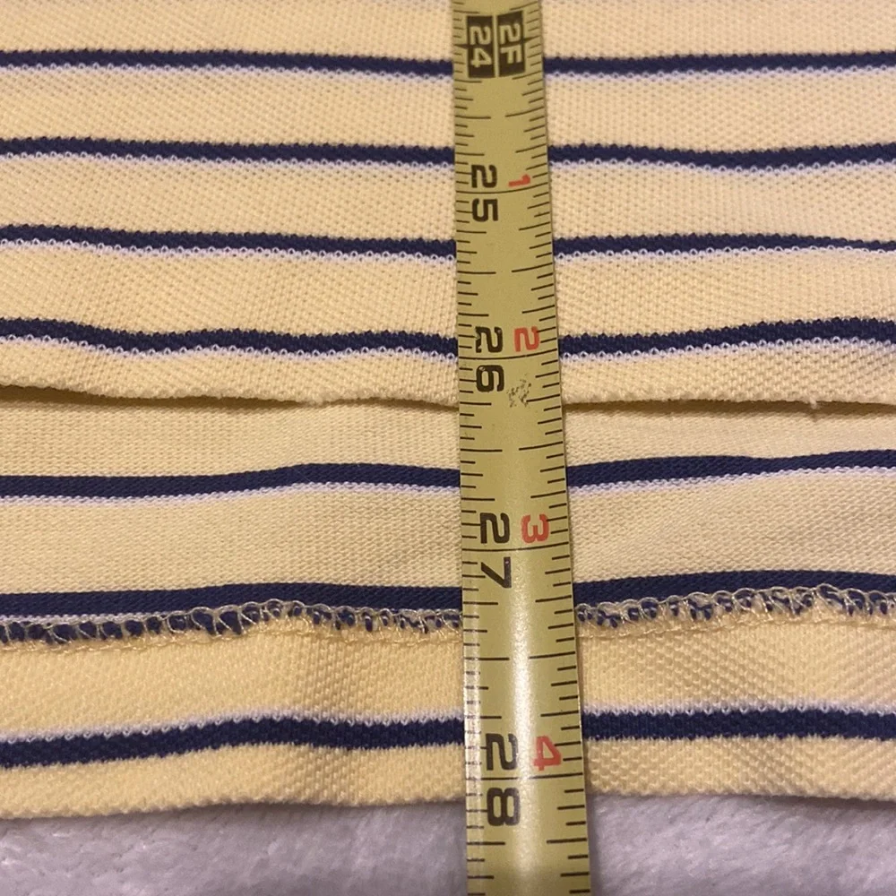 POLO BY RALPH LAUREN Size S Yellow & Navy Polo